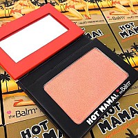 Thebalm Hot Mama Shadowblush Subtle Highlighter Peachypink Shade 025 Ounce Pack Of 1