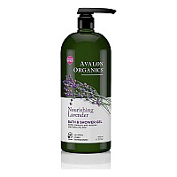 Avalon Organics Bath Shower Gel Nourishing Lavender 32 Oz