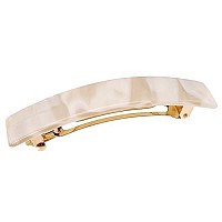 France Luxe Classic Rectangle Hair Barrette Alba Classic French Design For Everyday Wear