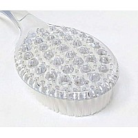 Aquasentials Long Handle Bath Brush Clear Handle