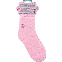 Earth Therapeutics Spa Socks Aloe Infused Pink 1 Pair