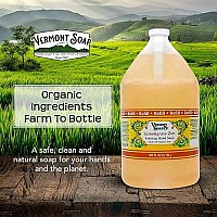 Vermont Soap Organics Foaming Hand Soap Liquid Soap With Prediluted Formula Ready To Use Lemongrass Hand Soap With Convenien