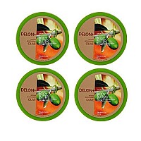 Delon Intense Moisturizing Body Butter 69 Oz 4Pack Olive