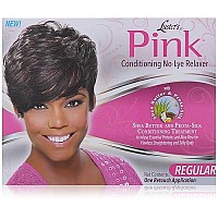 Pink Lusters Conditioning Nolye Relaxer Kit Regular 1 Application Pack Of 2