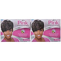 Pink Lusters Conditioning Nolye Relaxer Kit Regular 1 Application Pack Of 2