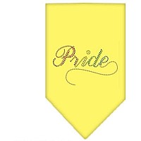 Pride Rhinestone Bandana Yellow Small