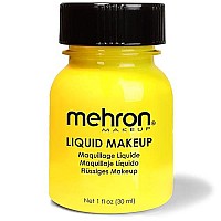 Mehron Makeup Liquid Makeup Face Paint And Body Paint Perfect For Halloween Cosplay I Air Brush Compatible Body Paint1 Oz