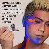 Mehron Makeup Liquid Makeup Face Paint And Body Paint Perfect For Halloween Cosplay I Air Brush Compatible Body Paint1 Oz