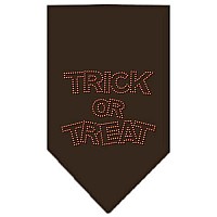 Trick or Treat Rhinestone Bandana Light Pink Small