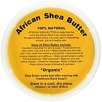 African Shea Butter Cream 100 Pure Raw Gold 8 Oz Four Pack