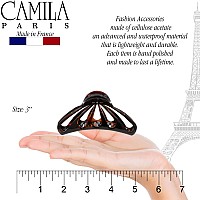 Camila Paris Nv110 French Hair Clip For Women Thick Hair Styling Claw Clip For Long Curly Wavy Hair Gold Fashion Accessories