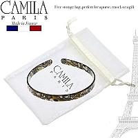 Camila Paris Cp2005 French Headband For Women Handmade Onyx Strong Hold Grip Womens Hair Band Ligth And Very Flexible No Sl