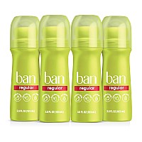 Ban Rollon Regular Deodorant 35 Ounce Pack Of 4