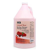 Pronail Healing Therapy Massage Lotion Sensual Rose 128 Oz For Professional Pedicure Body And Hot Oil Manicure