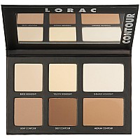 Lorac Pro Contour Palette Contour Brush Contour Powders Highlighter Makeup Mirror Compact