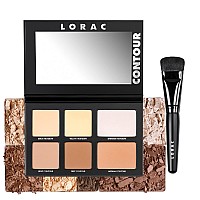 Lorac Pro Contour Palette Contour Brush Contour Powders Highlighter Makeup Mirror Compact