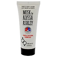 ALYSSA ASHLEY Musk Hand & Body Lotion, 3.4 Oz