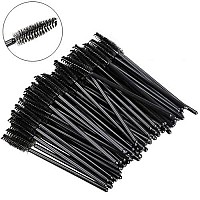 Yueton Pack Of 100 Disposable Eyelash Brushes Wands Mascara Applicator