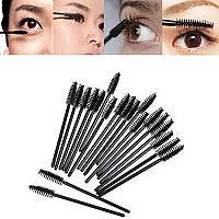 Yueton Pack Of 100 Disposable Eyelash Brushes Wands Mascara Applicator