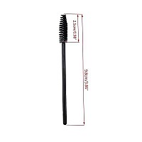 Yueton Pack Of 100 Disposable Eyelash Brushes Wands Mascara Applicator