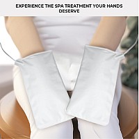 Forpro Professional Collection Premium Heated Mitts Electric Thermal Moisturizing Hand Warmers For Spa Treatments Dual Tempera