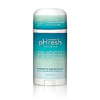 Honestly Phresh Natural Prebiotic Deodorant Baking Soda Aluminum Free Safe For Sensitive Skin 24 Hour Odor Protection 225