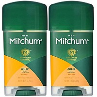 Mitchum Clear Gel Antiperspirant Deodorant For Men Super Sport 225 Oz 2 Pk