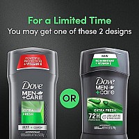 Dove Men Care Antiperspirant Deodorant 72Hr Sweat Odor Protection Vitamin E Triple Moisturizer 4 Pack