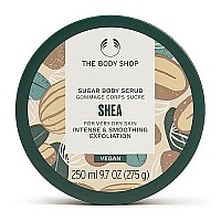 The Body Shop Shea Exfoliating Sugar Body Scrub Refreshes And Cools With A Delicately Nutty Scent Vegan 17 Oz