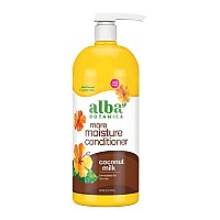 Alba Botanica More Moisture Conditioner Coconut Milk 32 Oz