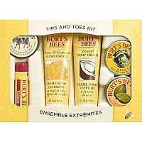 Burts Bees Tips Toes 6 Piece Kit For Women