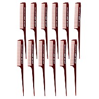 Krest Goldilocks G5 812 Rattail Comb Extrafine Tooth Heat Resistant Hair Combs 1 Dz