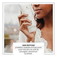 Zents Age Defying Probiotic Lotion Unzented Fragrance Antiaging Body And Hand Cream With Organic Shea Butter Hyaluronic Aci