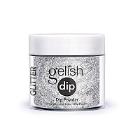 Gelish Powder Dip Collection Am I Making You Gelish Silver Sparkle Nail Dip Powder Nail Silver Sparkle Powder Dip Powder Co