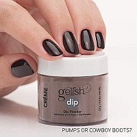 Gelish Powder Dip Collection Pumps Or Cowboy Boots Brown Nail Dip Powder Brown Nail Powder Dip Powder Colors 8 Ounce