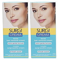 Surgi Facial Hair Removal Cream Extra Gentle 1 Oz X 2 Pack