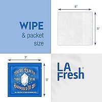 La Fresh Oilfree Face N Hand Refresher Wipes Made With Natural Japanese Yuzu Scent Pack Of 50 Individually Wrapped Cleansing