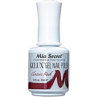 Mia Secret Gelux Soakoff Gel Nail Polish Color Classic Red Gel Polish Cured With Nail Lamp Esmaltes Para Uas En Gel De Larg