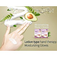 Epielle Moisturizing Hand Masks Gloves 6Pk For Dry Hands Spa Masks Sunflower Seed Oil Avocado Oil Vitamin E Beauty Gift