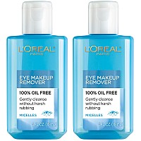 Loreal Paris Clean Artiste Oil Free Eye Makeup Remover 2 Count