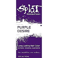 Splat Purple Desire 15 Oz Foil Pack 30 Wash Semipermanent Hair Dye