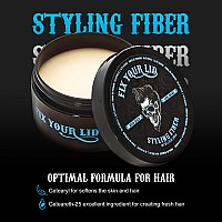 Fix Your Lidhair Styling Fiber For Mens And Boys Short Choppy Hair Types With High Hold And Low Shine Infused With Pleasant