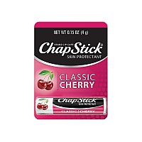 Chapstick Classic Cherry Lip Balm Tube Flavored Lip Balm For Lip Care On Chafed Chapped Or Cracked Lips 015 Oz