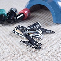 Stainless Steel Nail Clippers 24Pack Mini Fingernail Toenail Cutters Trimmers Manicure Pedicure Accessories Grooming Tools