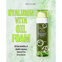 Maxclinic Kbeauty Hyaluron Vita Cleansing Oil Foam Daily Face Wash Oil Based Cleanser To Foam Korean Foaming Oil Face Cle