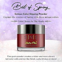 Sns Nail Dip Powder Gelous Color Dipping Powder Roses In The Shade Red Bos23 Longlasting Acrylic Nail Color Polish La