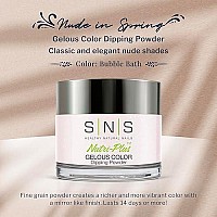 Sns Nail Dip Powder Gelous Color Dipping Powder Bubble Bath Natural Nudespastel Cream Shimmer Longlasting Dip Nail C