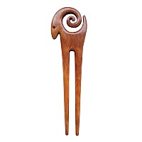 Marycrafts Wooden Ram Symbol Hair Pin Hair Fork Hair Stick Hair Accessories