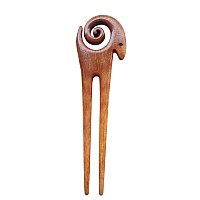 Marycrafts Wooden Ram Symbol Hair Pin Hair Fork Hair Stick Hair Accessories