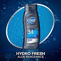 Dial Men Hair Body Wash Hydro Fresh 20 Fl Oz Pack Of 4